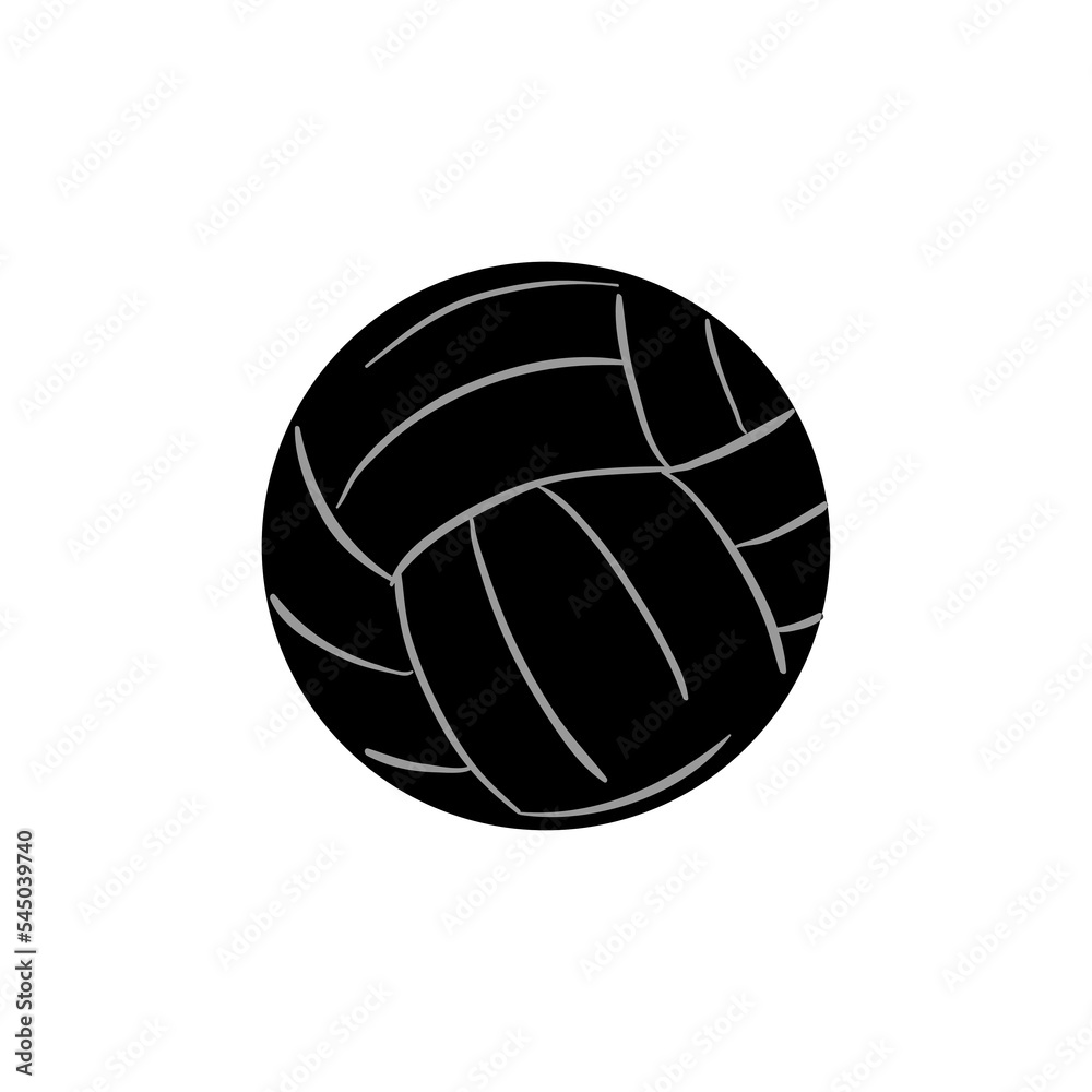 Volleyball silhouette vector Volleyball silhouette vector