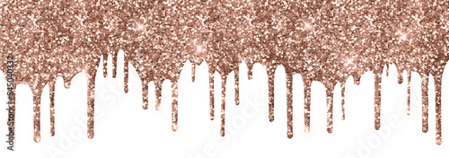 Dripping Rose Gold Clipart