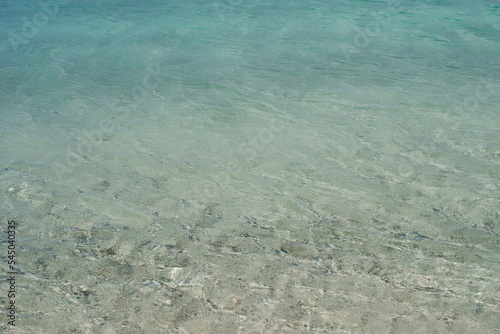 clear sea water texture on the beach