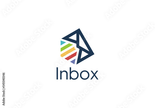 inbox mail logo design templates