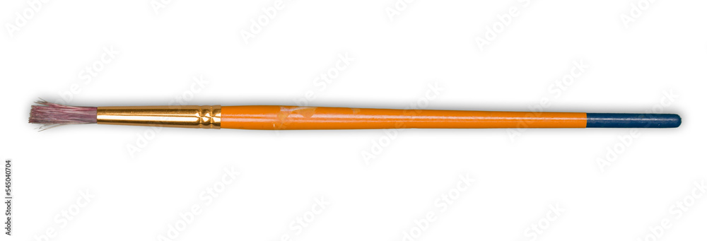 One of color artist paint brushes One of color artist paint brushes