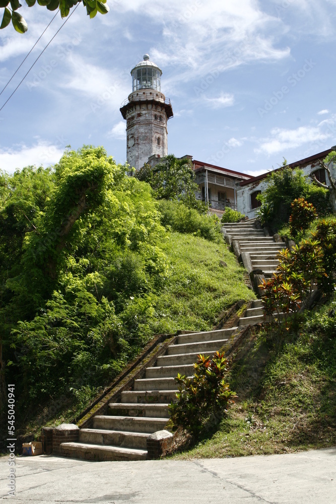 Cape Bojeador Lighthouse at Ilocos Norte, Philippines