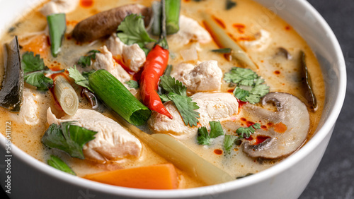 Tom Kha Gai Soup, Thai Soup photo