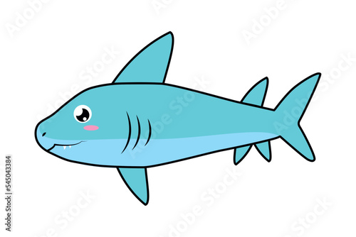cute shark icon
