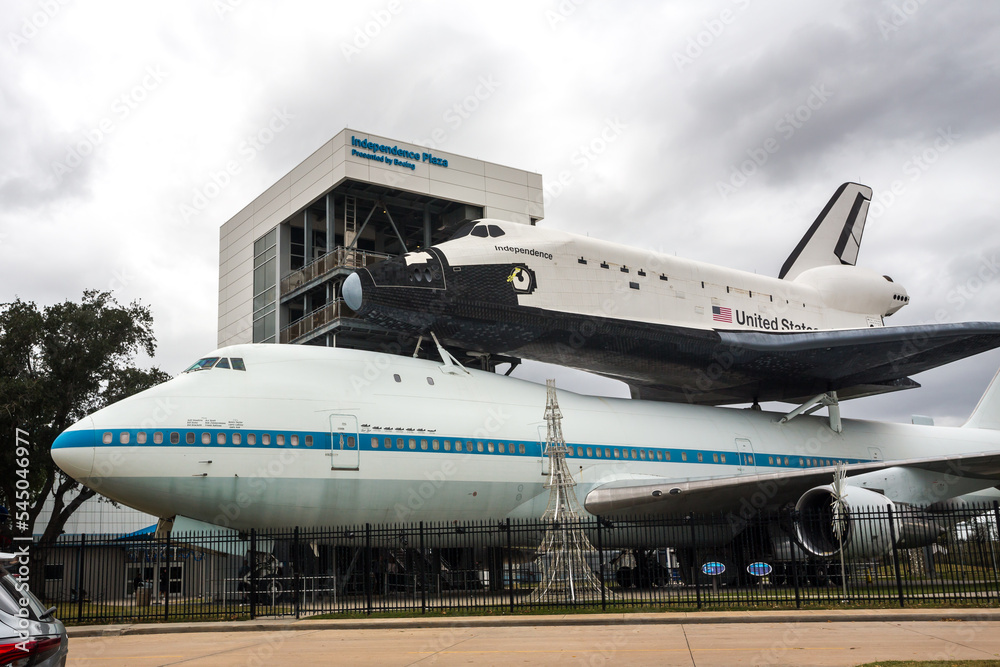 Plane at the Independence Plaza Presented by Boeing in the NASA’s