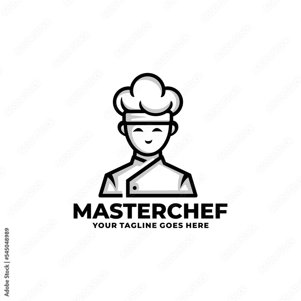Chef logo design vector illustration Chef logo design vector illustration
