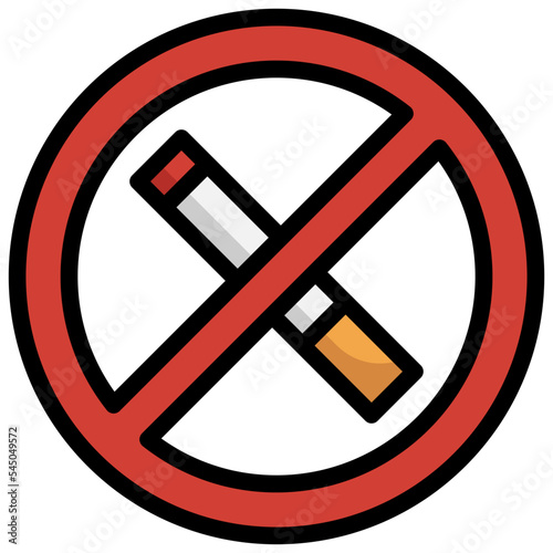 Quit smoking_cigarette line icon,linear,outline,graphic,illustration