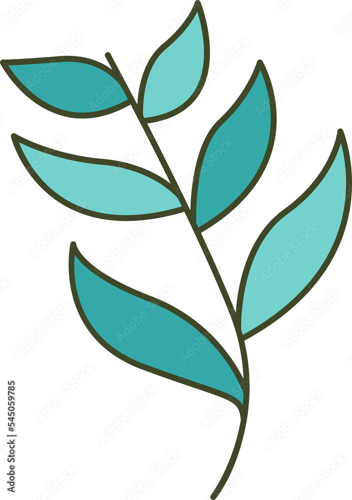 decorative leaves illustration