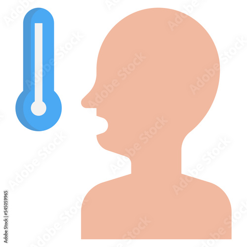 temperature check flat icon,linear,outline,graphic,illustration