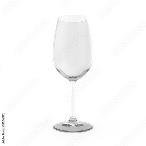 empty wine glass isolated transparent