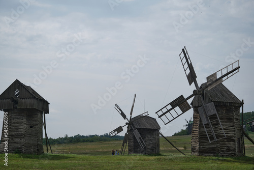 wooden windmills in ukraine