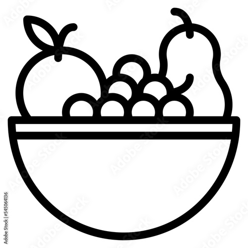 healthy fruits diet lifestyle icon