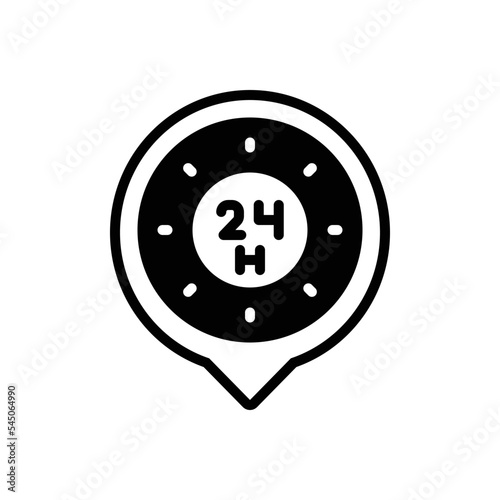Black solid icon for always