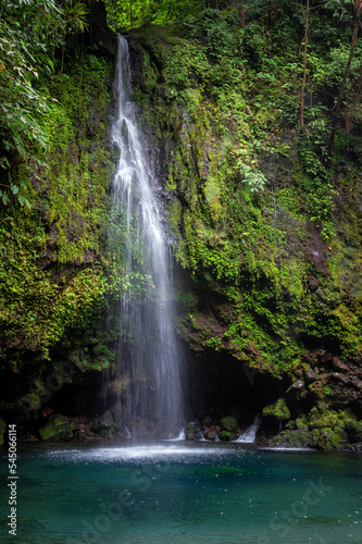 Scenic Waterfall Landscape in deep forest © Maizal