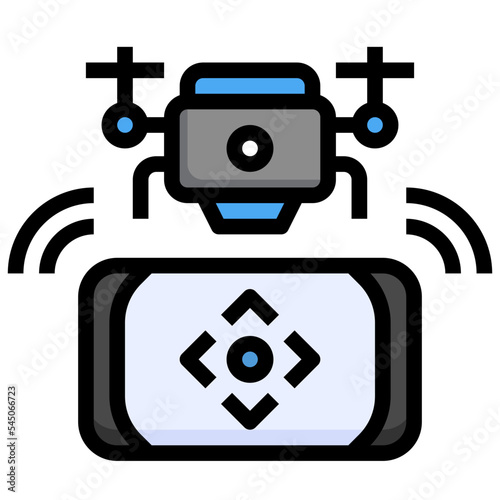 dron line icon,linear,outline,graphic,illustration