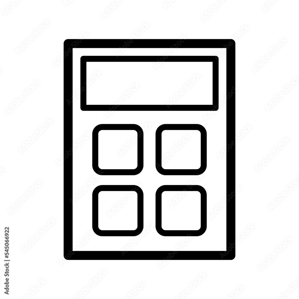 calculator icon vector logo template calculator icon vector logo template