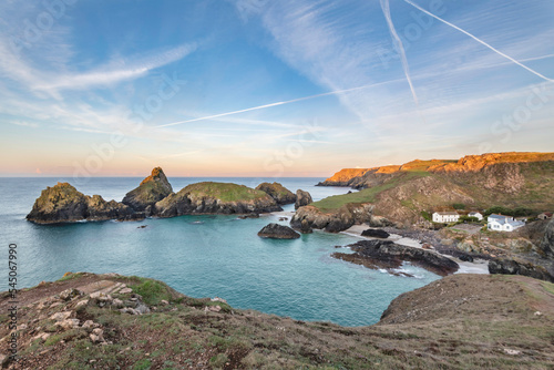 Kynance Cove on the Lizard peninsular Cornwa