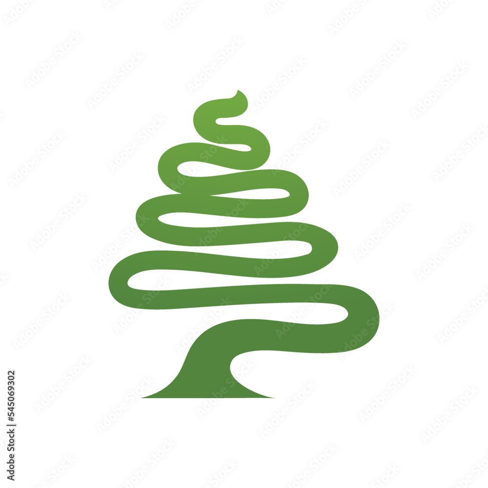 Cartoon Christmas tree Cartoon Christmas tree