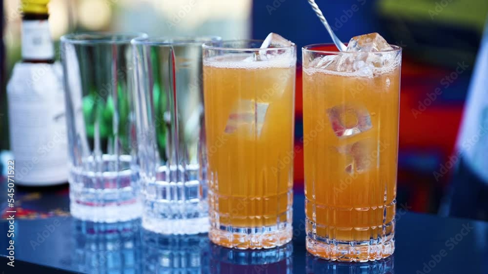 Brandy lemon cocktail