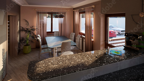 interior of a hotel room