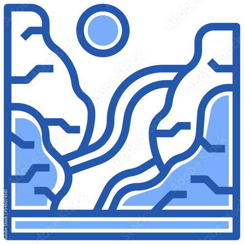 grand canyon line icon,linear,outline,graphic,illustration