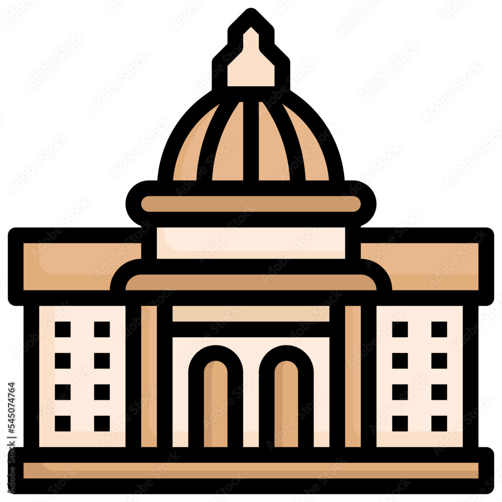 government line icon,linear,outline,graphic,illustration