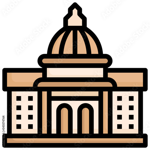 government line icon,linear,outline,graphic,illustration