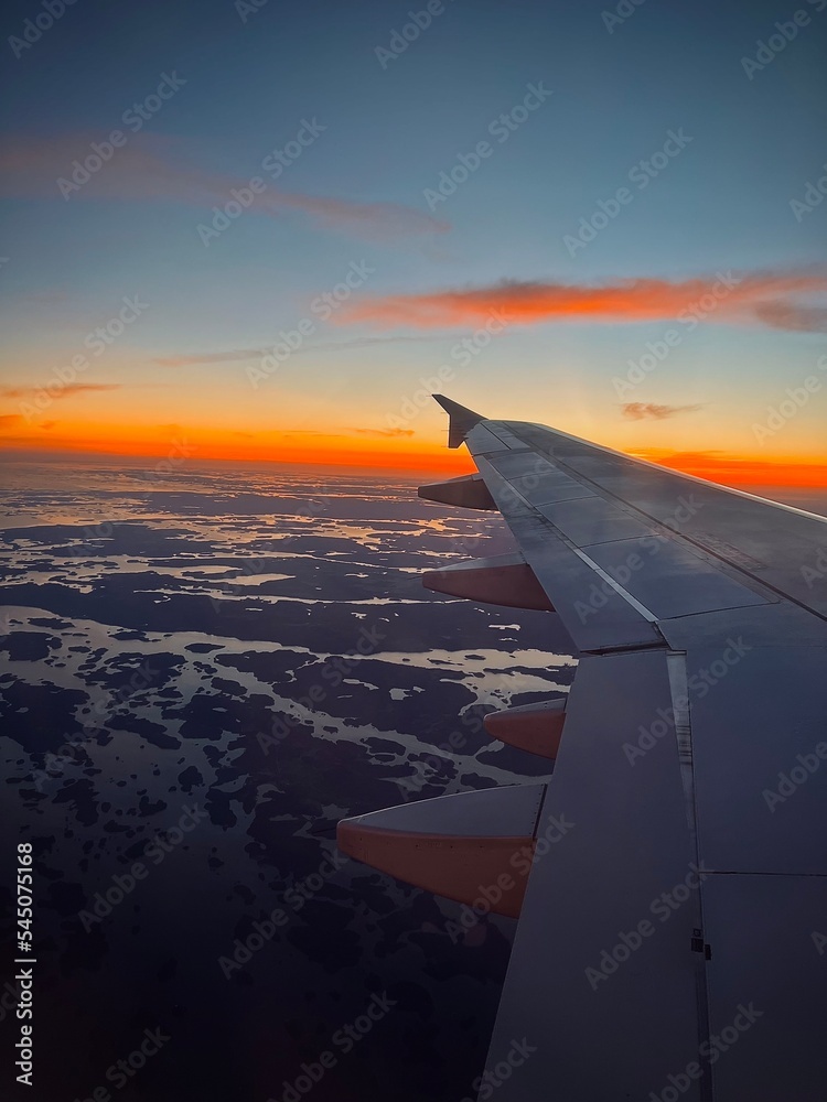 Fototapeta premium view from the plane