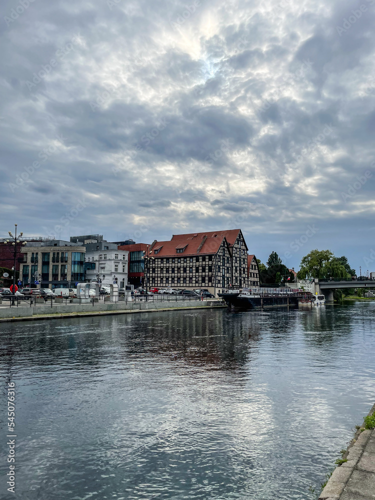 Brda River in Bydgoszcz
