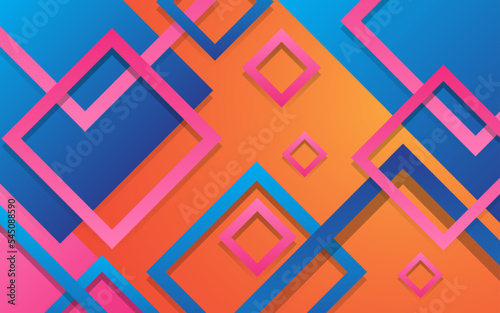 Abstract colorful background with geometric creative and gradient concepts, for posters, banners, landing page concept image.