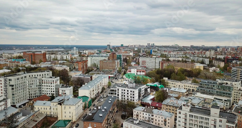 Aerial views of Nozhny Novgorod city © Semgrafix