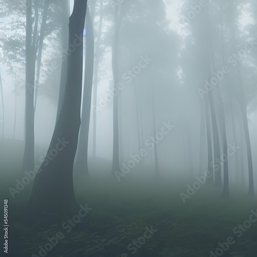Photo of Forest With Fog