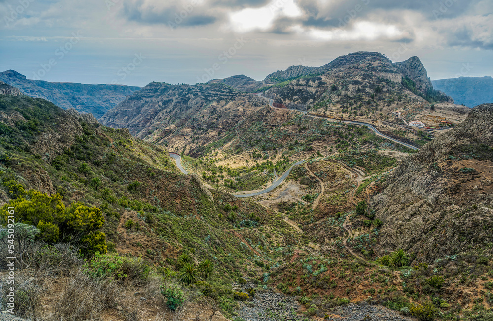 La Gomera,landschaft La Gomera,landschaft