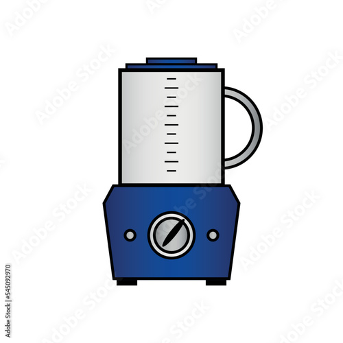 Food processor icon on white background. 