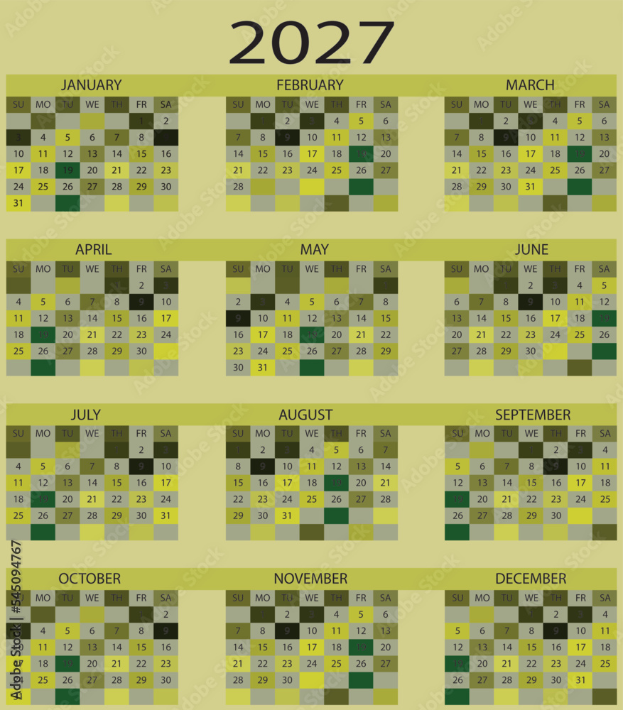 calendar 2027