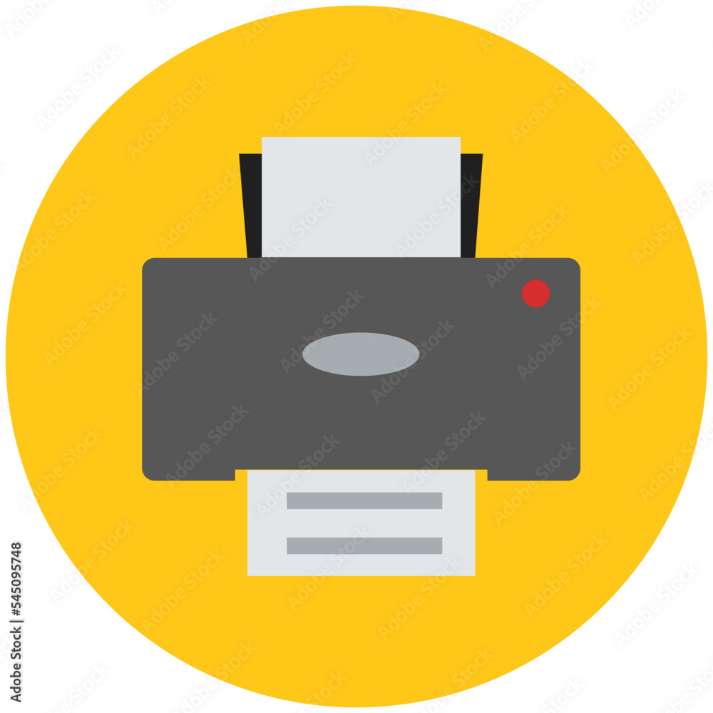 Printer Vector Illustration
