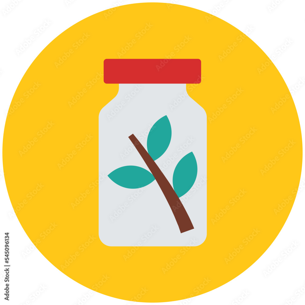 Herbal Medicine Vector Illustration Herbal Medicine Vector Illustration