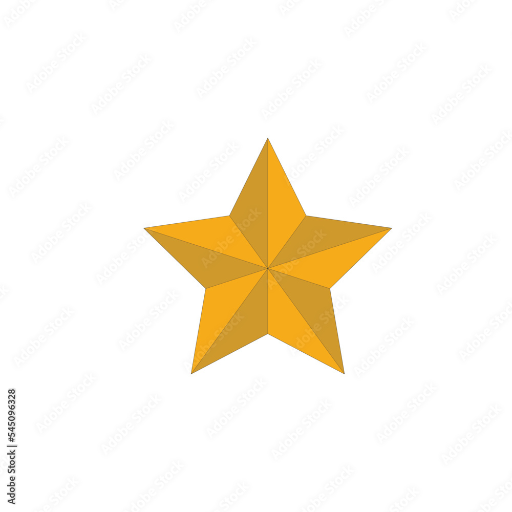 Fototapeta premium Star icon,rating icon vector logo design template