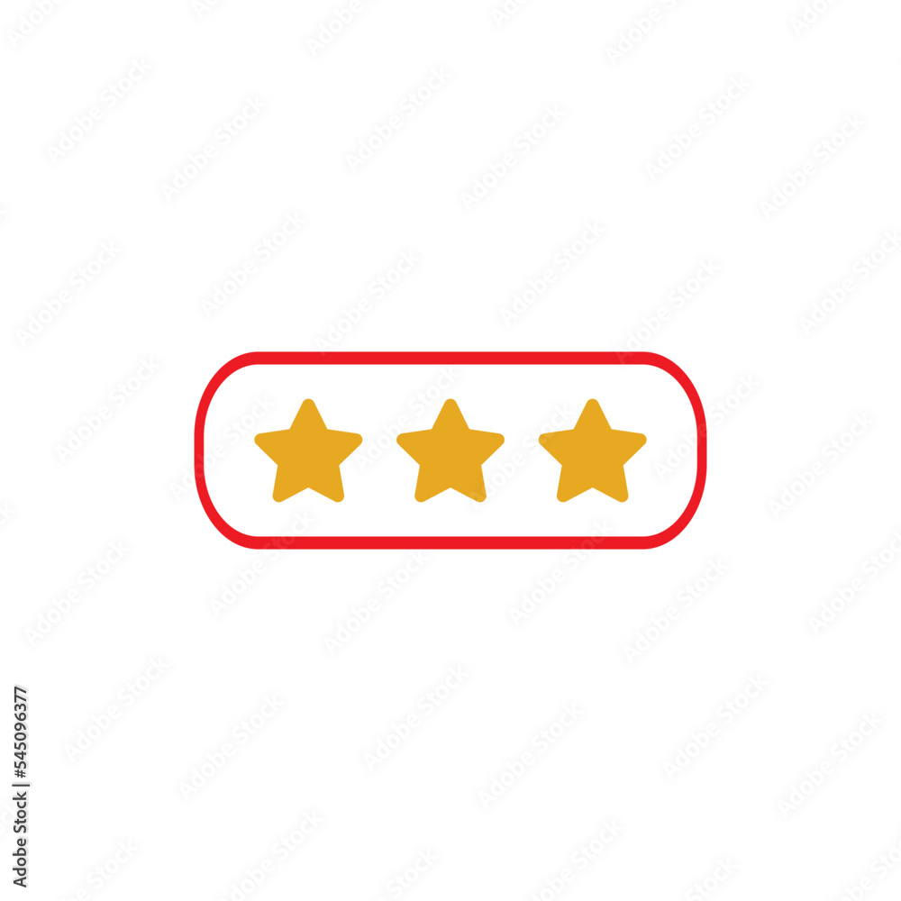 Star icon,rating icon vector logo design template