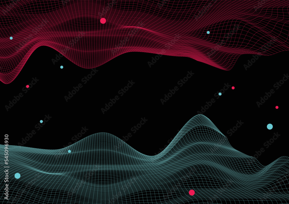 Abstract TikTok background. Vector illustration. Abstract background