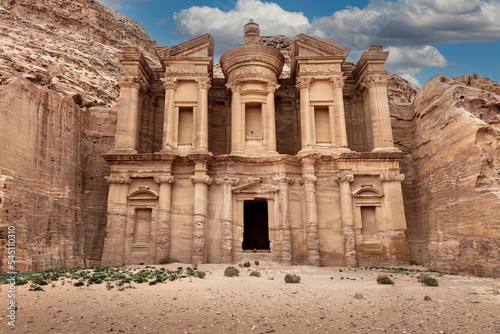 monastery in the ancient city of Petra.