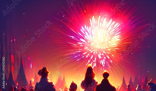 Firework New Year 
