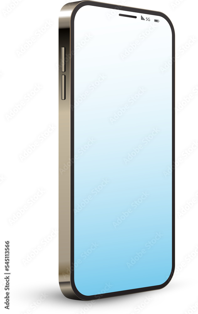 Smartphone blank screen, phone mockup