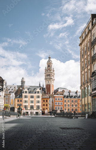 View on the Grand Place of Lille Flanders France Generalle de Gaulle