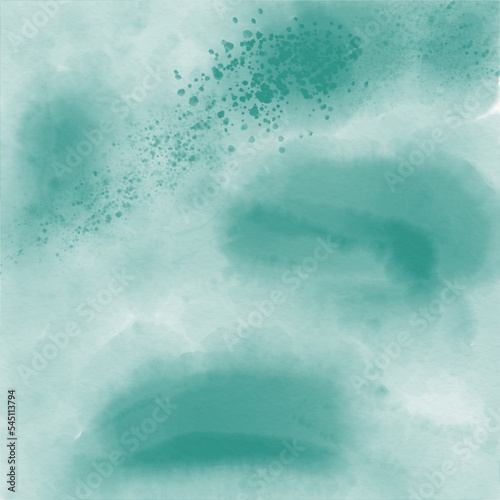 Abstract watercolor background simple shapes 