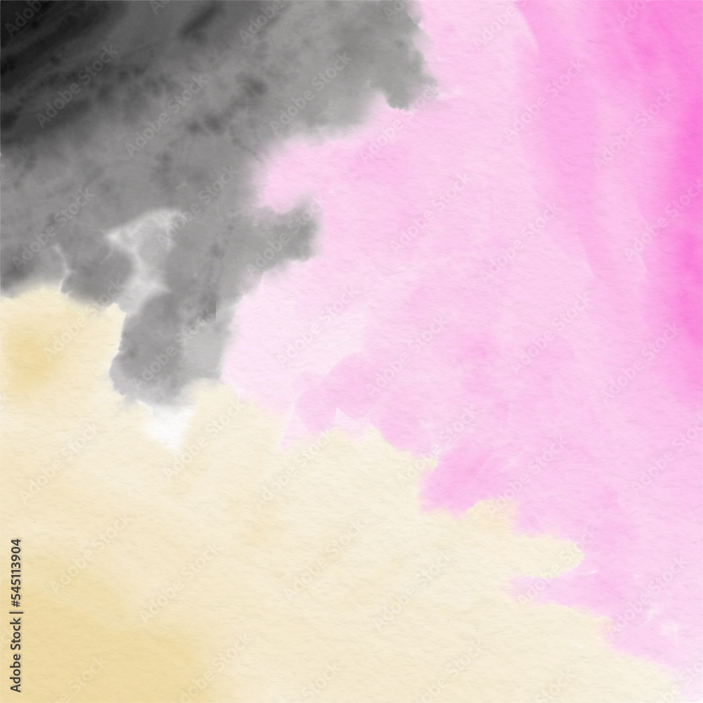 Obraz premium Abstract watercolor background simple shapes 