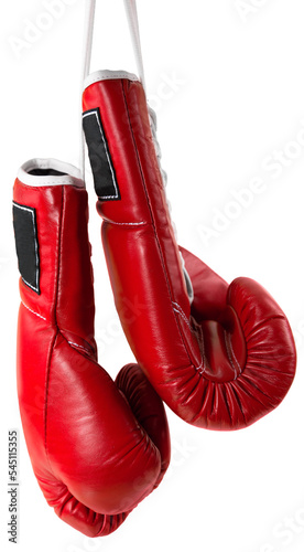 Pair of Blue Boxing Gloves Isolated Isolated on White © BillionPhotos.com