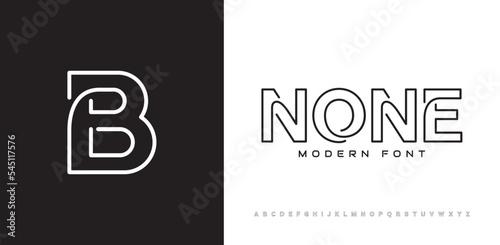 Tech font typography alphabet letters. Future logo typo. Minimal urban font letter set. Luxury vector typeface for a company. Modern gaming fonts for logo design.