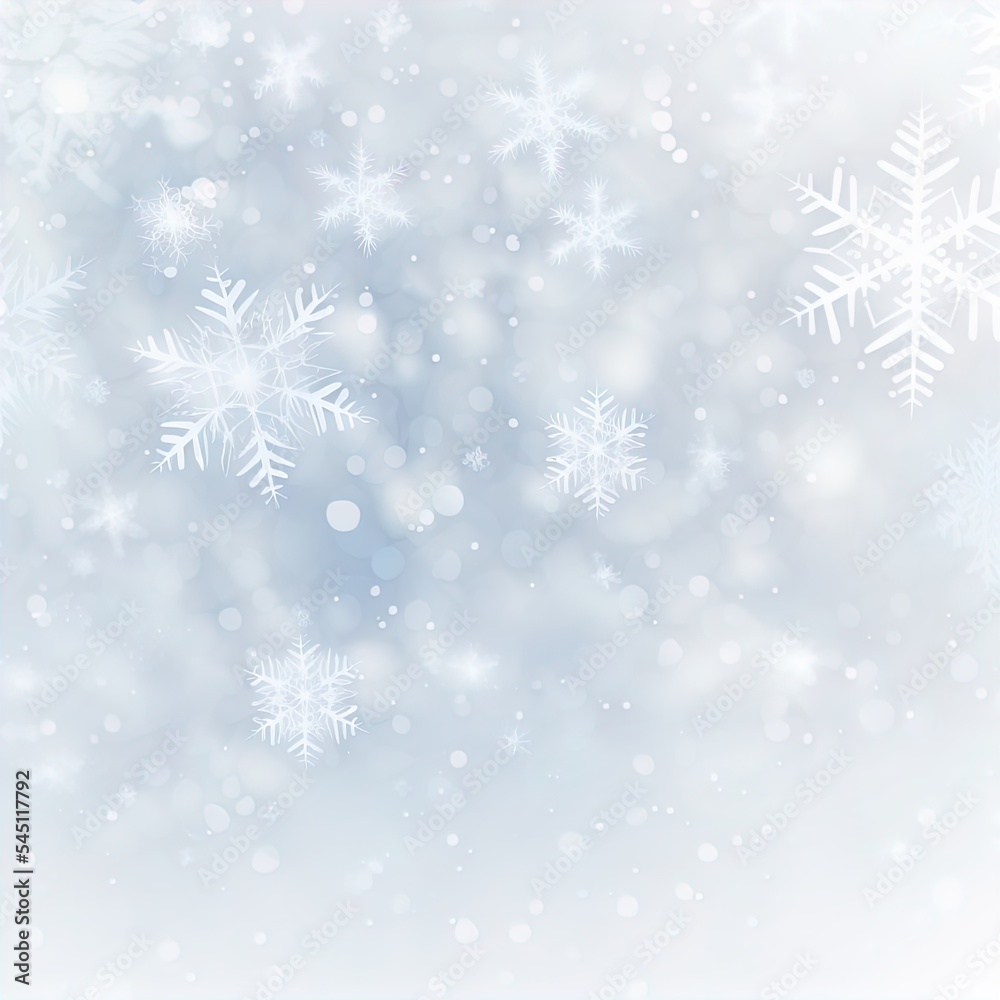 Blurry background of snowflakes with bokeh. Perfect for cards, posters and more. Blurry background of snowflakes with bokeh. Perfect for cards, posters and more.
