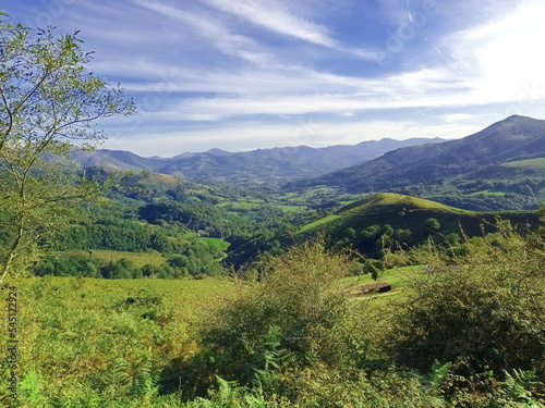 promotional photograph of the Baztán Valley, is a valley, university and Spanish municipality of the Comunidad Foral de Navarra, located in the merindad of Pamplona, photo